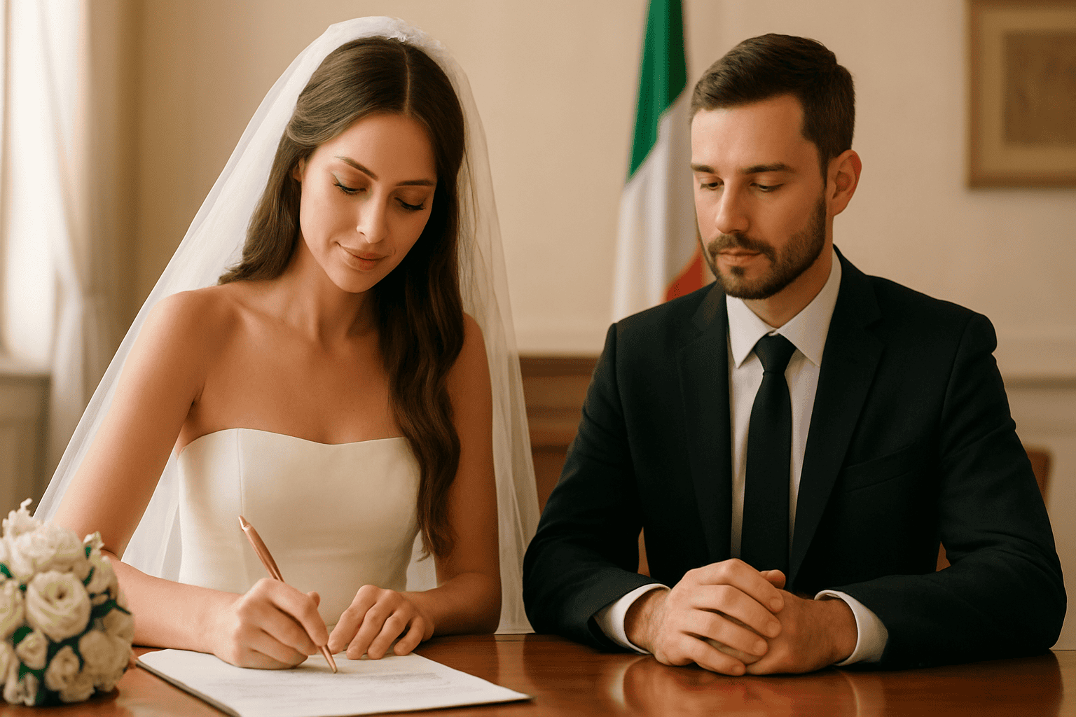 Podpisanie ślubu cywilnego we Włoszech, wsparcie wedding plannera dla obcokrajowców, organizacja ślubu cywilnego, ChiaraB Events, usługi planowania ślubów.