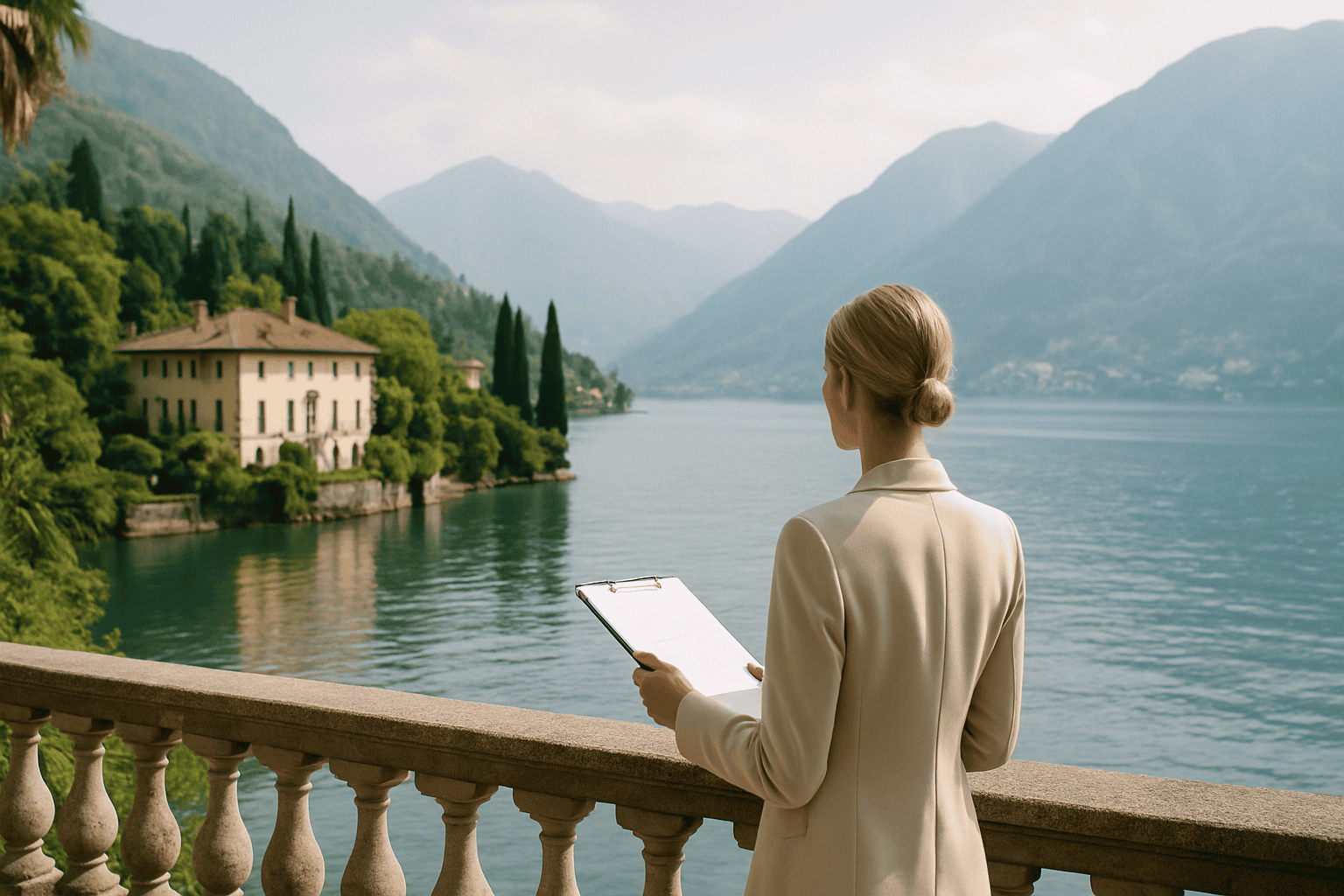 कोमो झील पर विला, शादी और कार्यक्रमों के लिए आदर्श स्थान, पर्वतों और झील के शानदार दृश्य के साथ। ChiaraB Events के साथ सपनों की शादी की योजना बनाने के लिए परफेक्ट।