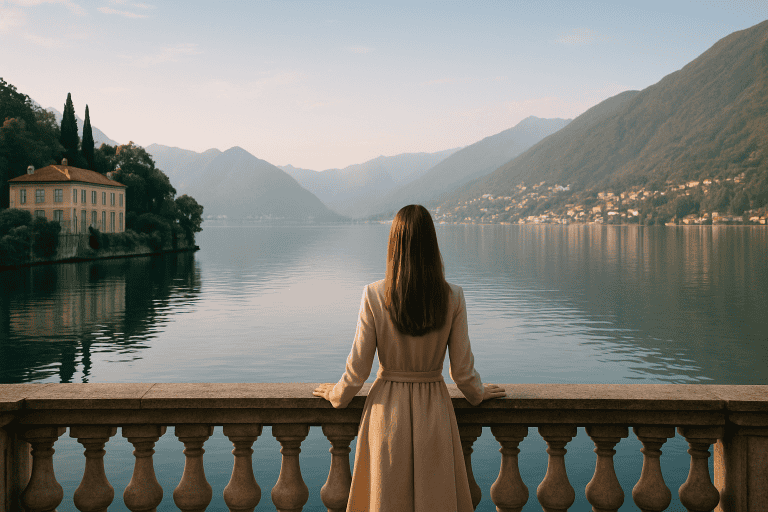 Editorial-Fotos am Comer See: beste Zeiten, Spots und Genehmigungen
