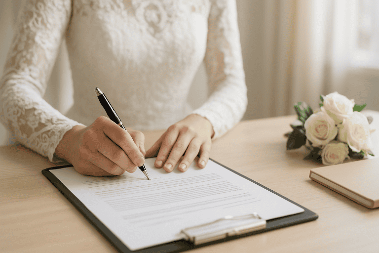 Contratto con la location: clausole su meteo, orari, musica e capienza