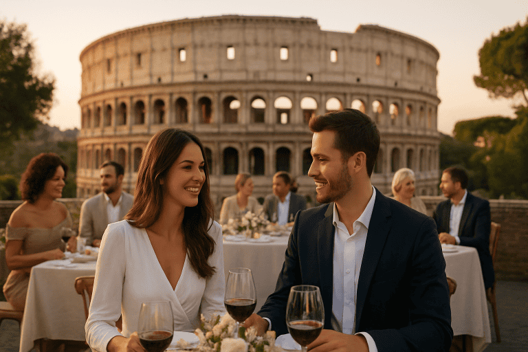 Pre-Wedding-Events in Rom: Premium-Erlebnisse für internationale Gäste