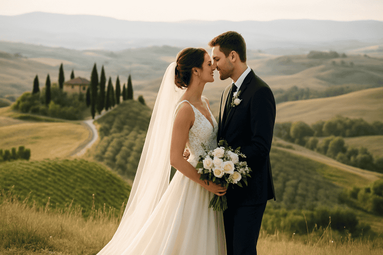 Sposarsi al Podere Calvanella: un matrimonio romantico tra le colline toscane