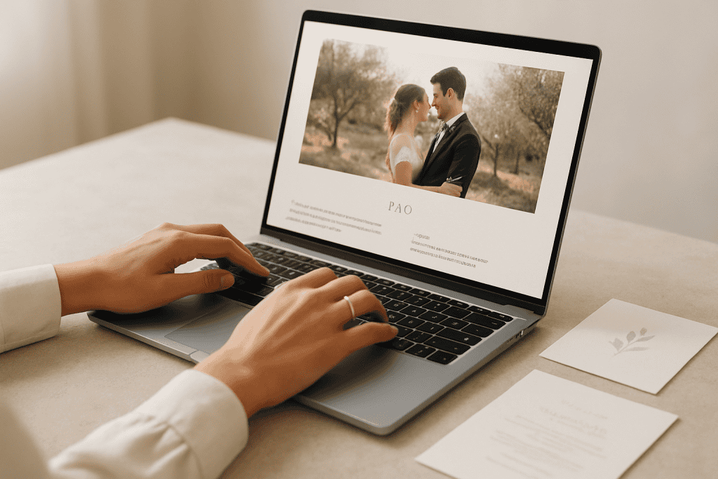 Perfect wedding website: what to include (FAQ, maps, dress code, contacts)