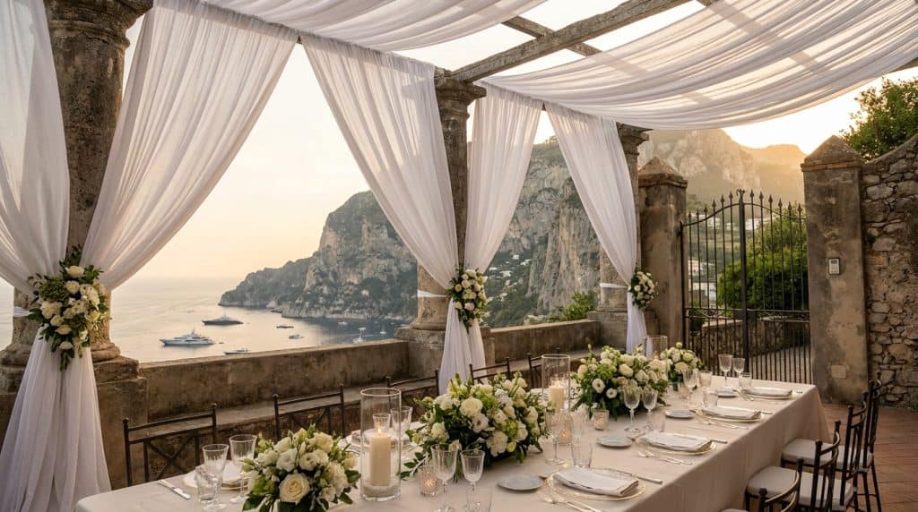 Wedding in Capri with total privacy: how to choose a villa or hotel and manage access